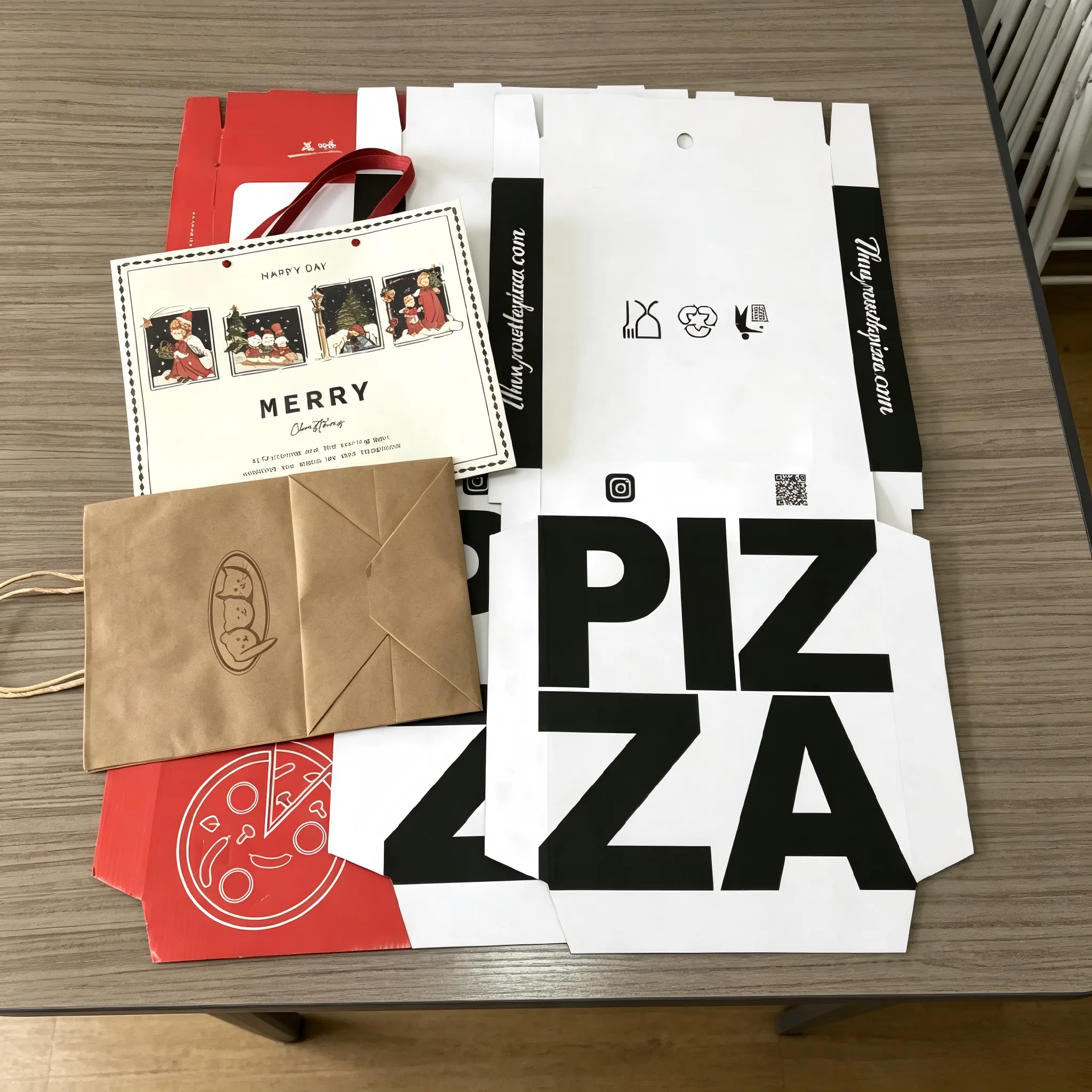 Zemeijia toimittaa pizzapakkausnäytteitä Kanadaan