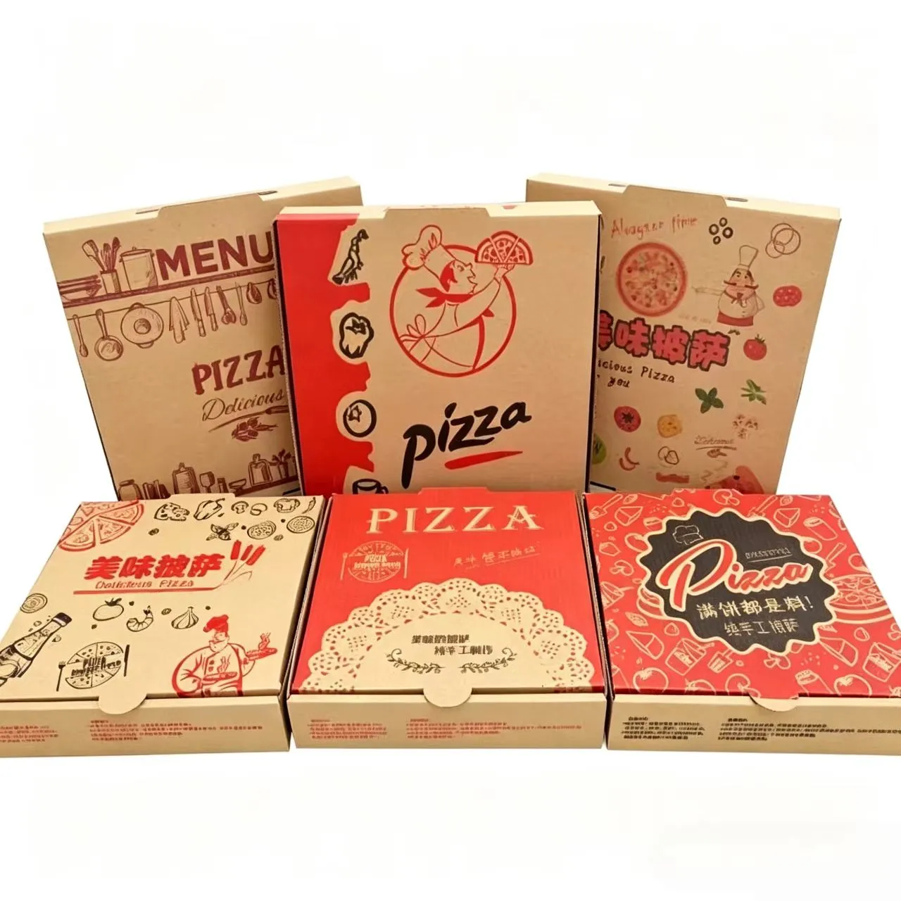 Australialainen pizzakauppa tilaa uudelleen mukautettuja pizzalaatikoita