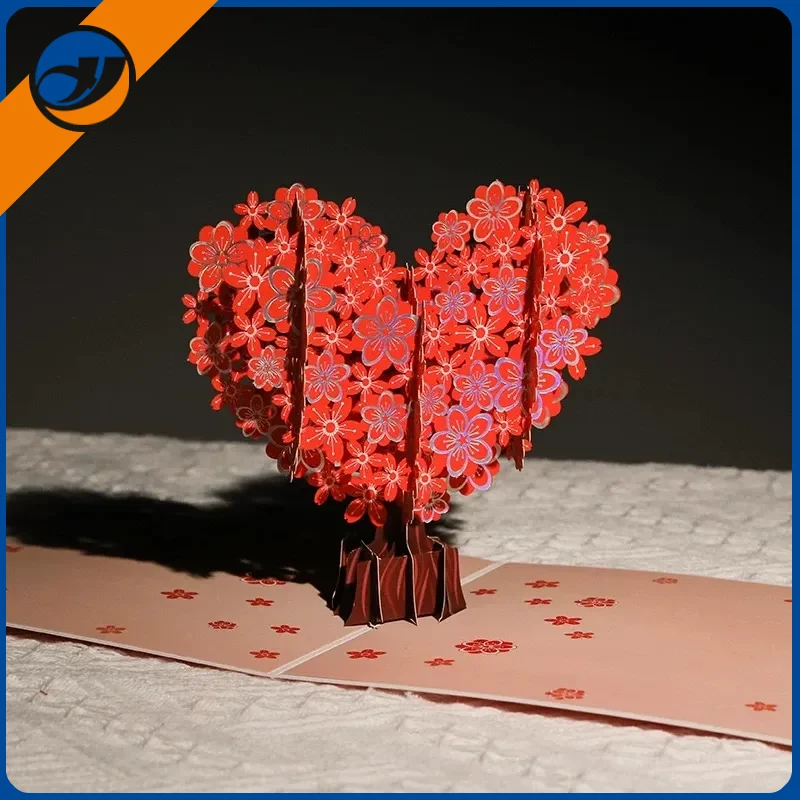 Valentine 3D -paperikortti